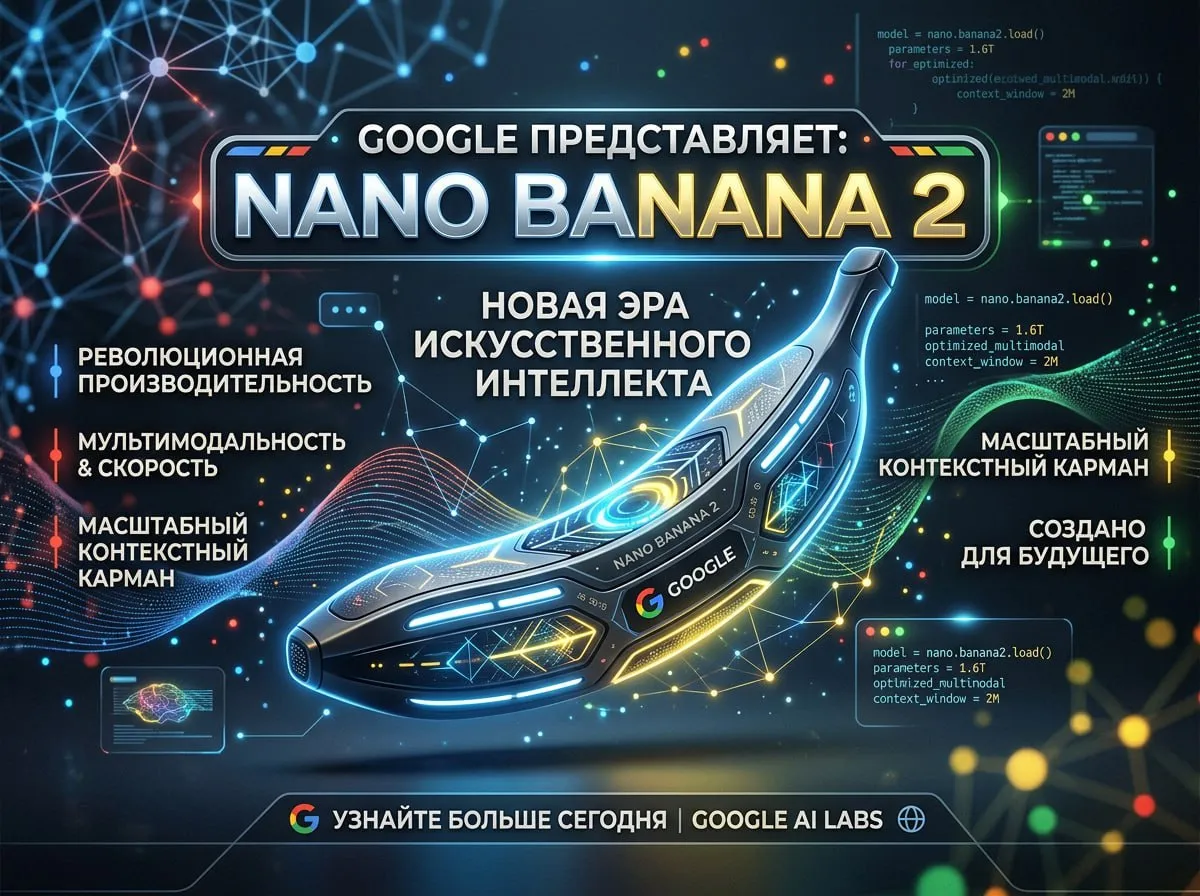Nano Banana 2 - быстрая генерация изображений
